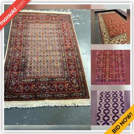 MaxSold Auction: This online auction features Persian wool rugs & runners and more!